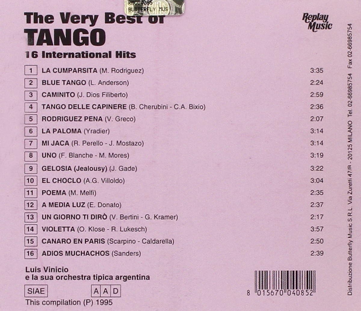 The Very Best Of Tango