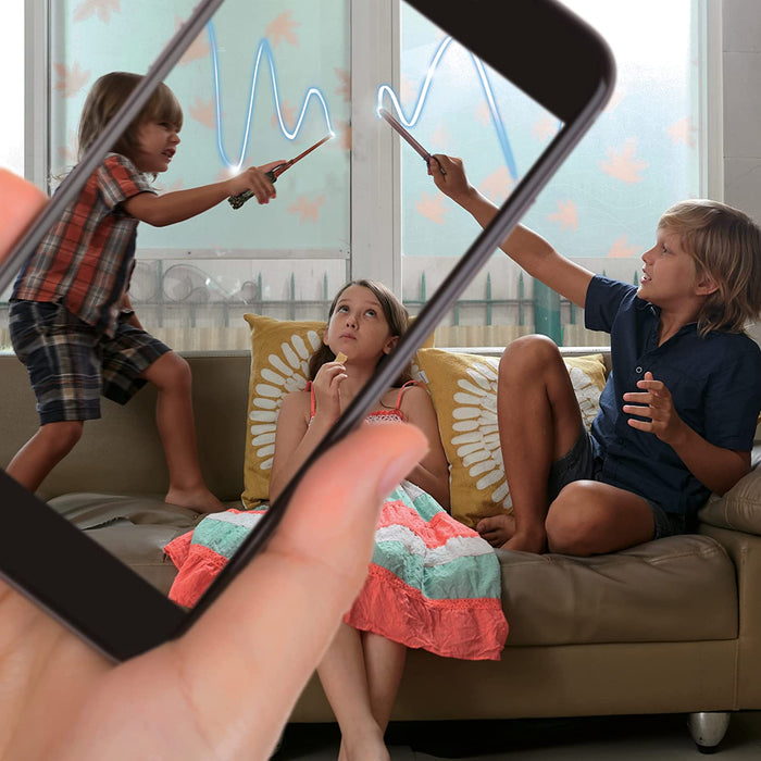 WOW! STUFF Harry Potter Lumos Wand 7' Light-Up | Official Wizarding World Gifts, Toys and Collectables | Role Play or Dress-up Costume Accessory for Fans, Girls and Boys, Ages 3+ to Adult