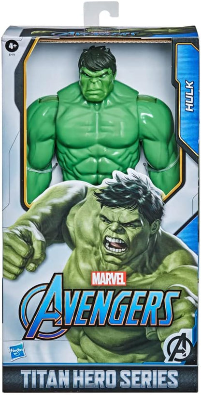 Avengers Marvel Titan Hero Series Blast Gear Deluxe Hulk Action Figure, For Children Aged 4+ & Marvel Titan Hero Series Blast Gear Deluxe Thanos Action Figure, 30-cm Toy, For Children Aged 4+