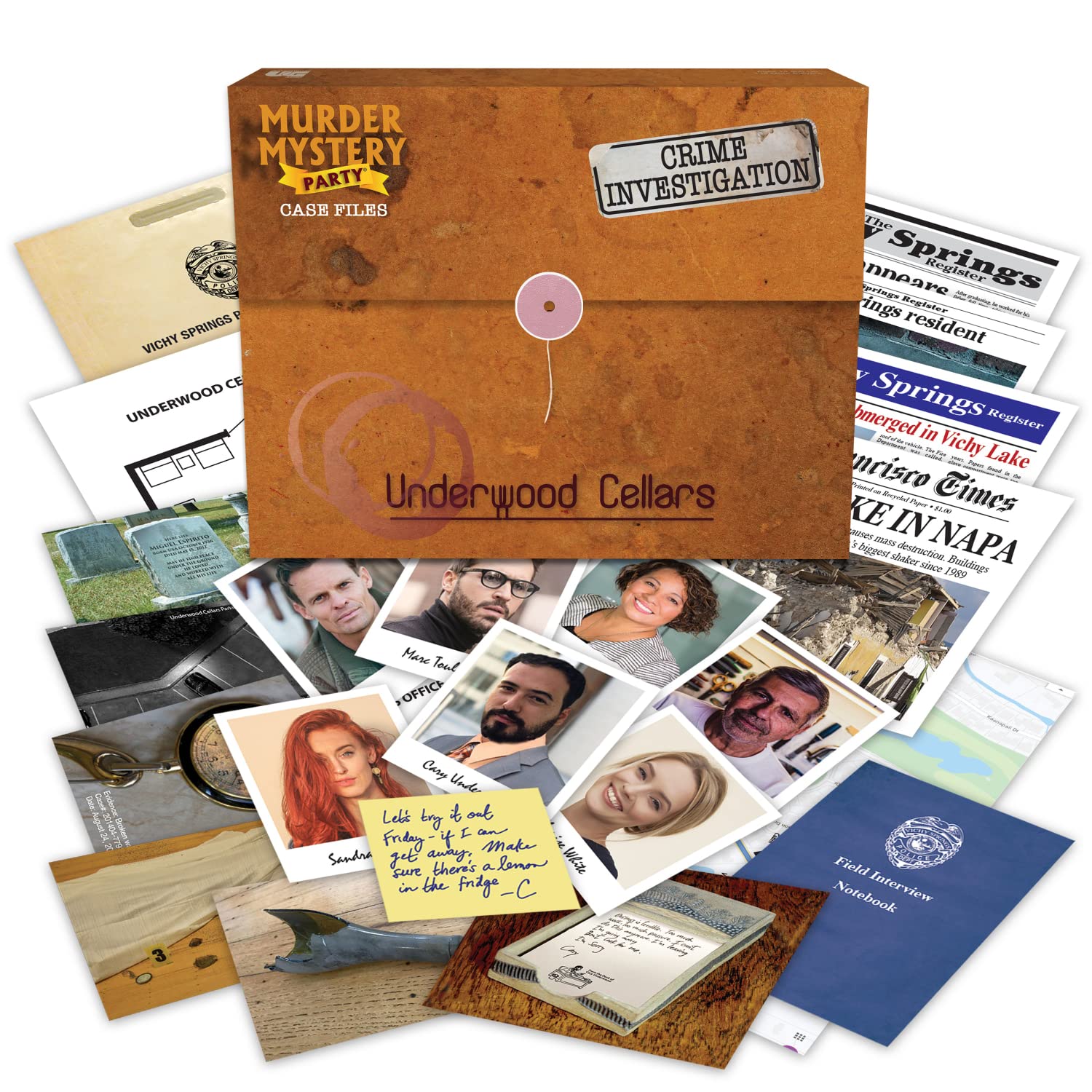 Murder Mystery Party Case Files