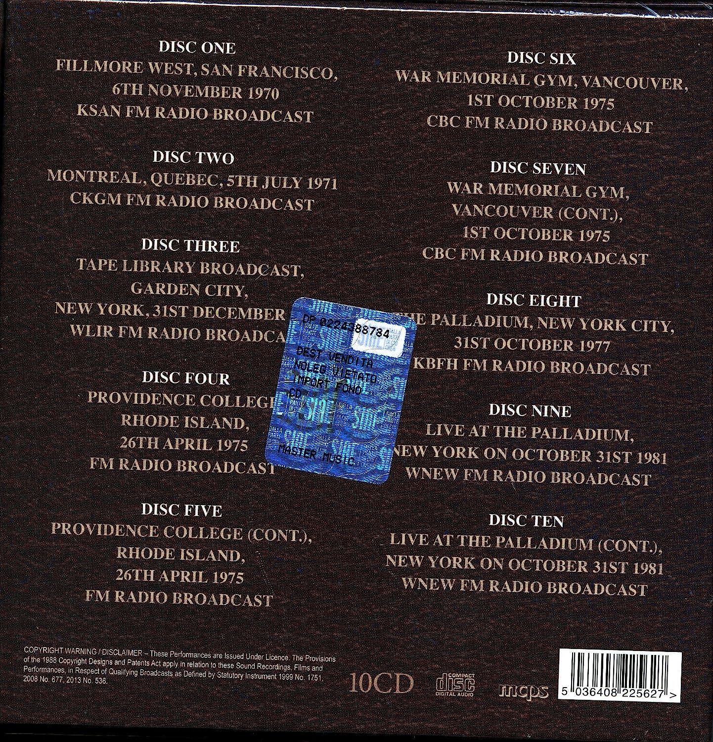 THE TORTURE NEVER STOPS - BOX 10CD-ZAPPA FRANK