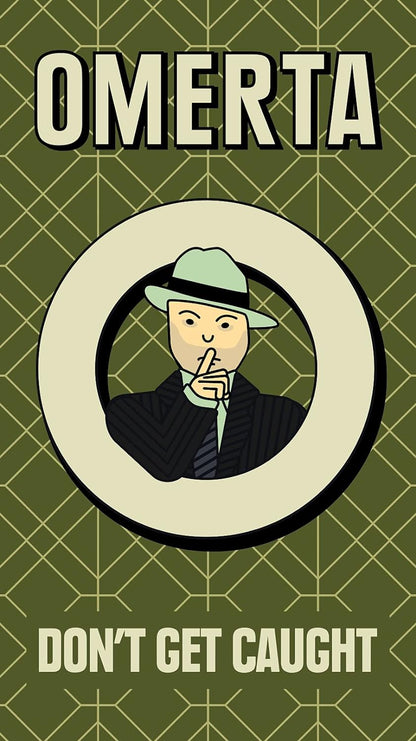 Helvetiq | Omerta | Card Game | Ages 10+ | 3-5 Players | 20 Minutes Playing Time