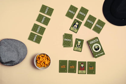 Helvetiq | Omerta | Card Game | Ages 10+ | 3-5 Players | 20 Minutes Playing Time