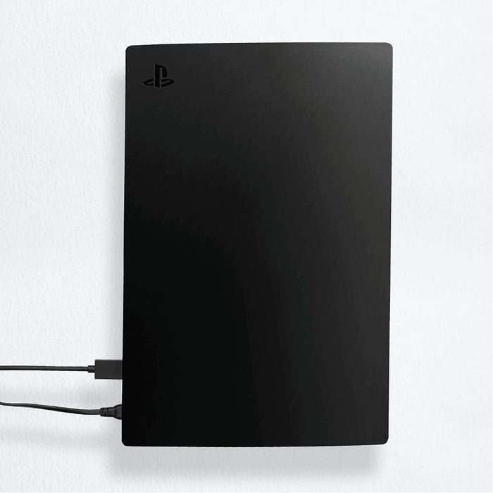 Playstation 5 Wall Mount Solution by FLOATING GRIP - Sleek Mounting Kit for Hanging PS5 Gaming Console on The Wall (Standard: Fits PS5, Black) Standard: Fits PS5 Black