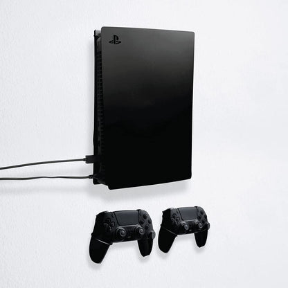 Floating Grip Playstation 5 Wall Mounts By Floating Grip - Black Bundle