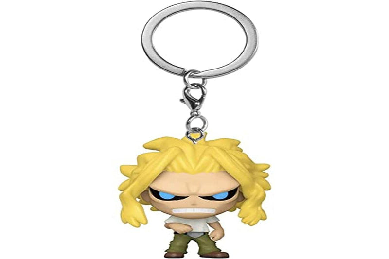 Funko, One Size, Multicolor POP! KEYCHAIN: My Hero Academia- All Might Weakened state