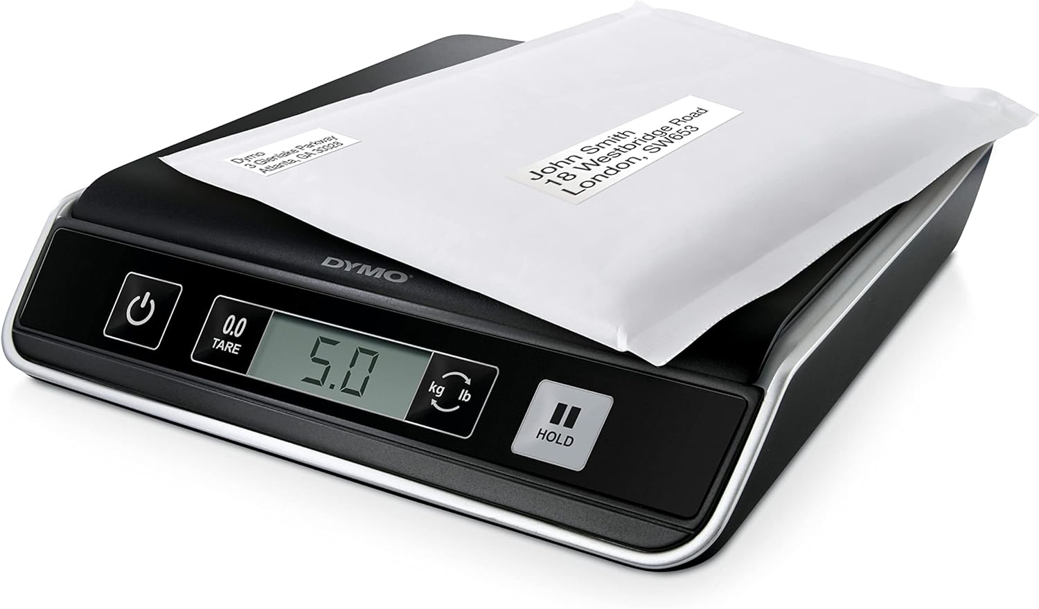 DYMO M5 Digital Package & Shipping Scale | up to 5KG Capacity | 20 cm x 20 cm