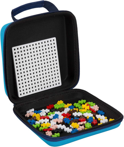 Plus-Plus 9607012 Creative Building Blocks, Travel Suitcase Set, Ingenious Construction Toy, 100 Pieces
