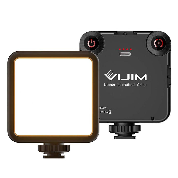 ULANZI VIJIM VL81 Bi-Colour Mini LED Lamp for Smartphone and Camera with Adjustable Colour Temperature 3200K-5500K and 3000mAh Battery