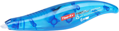 Tipp-Ex Exact Liner ECOlutions Premium Quality Correction Resistant Tapes - Box of 10 High-Quality, 6 m Tape