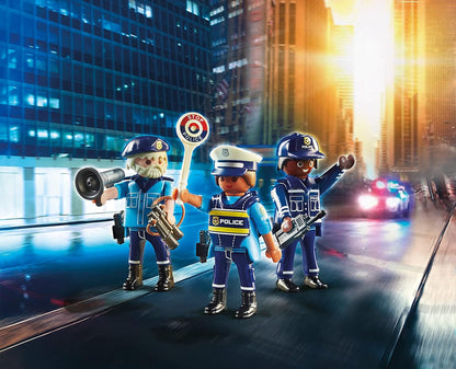Playmobil 70669 City Action Police 3 Figure Set, for Children Ages 4 - 10 (Pack of 2) One Size (Pack of 2) Police officers
