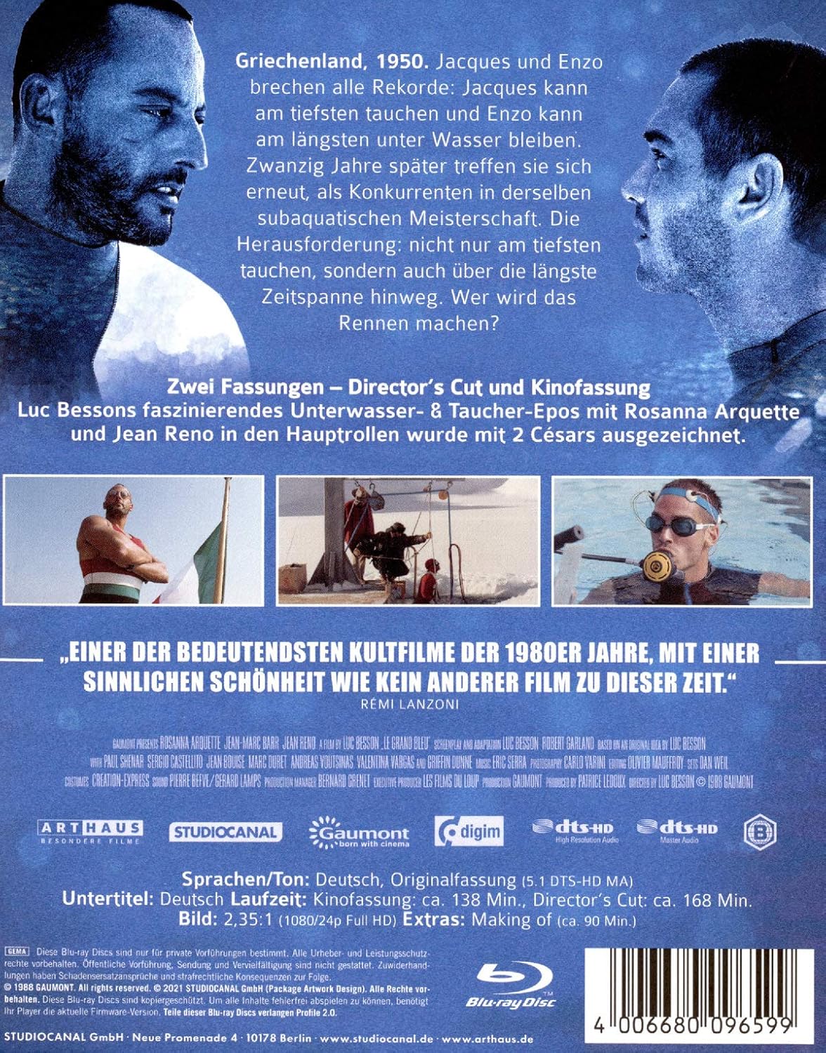 Im Rausch der Tiefe - Le Grand Bleu / Special Edition