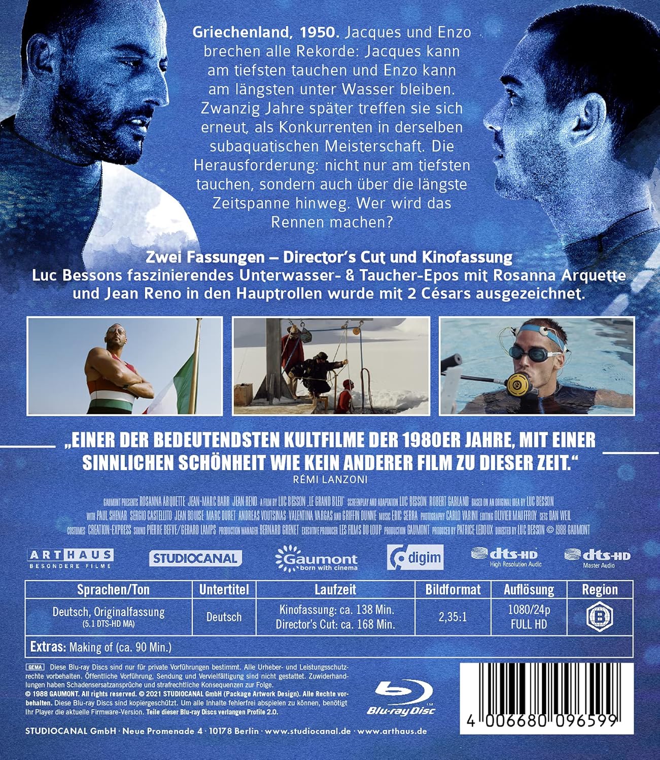 Im Rausch der Tiefe - Le Grand Bleu / Special Edition