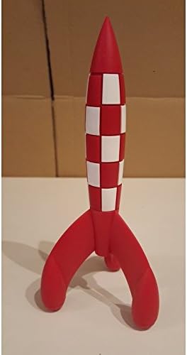 17cm Moon Drakete PVC/ABS Red and White