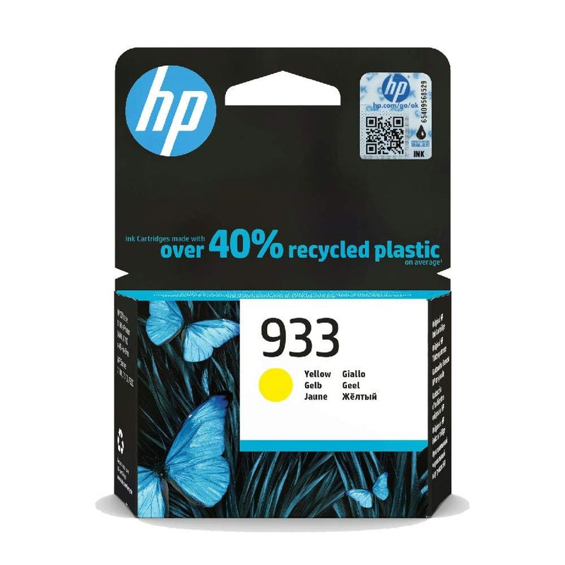 HP 933 CN058AE Yellow Original Cartridge 330 Pages for HP OfficeJet 6100 7610 7612 HP OfficeJet 6600 6700 7110 7510