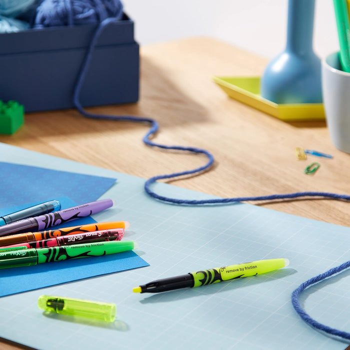 Pilot Frixion Light Erasable Highlighter Pens, Yellow, Set of 6