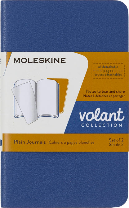 Moleskine Volant Journals XS Plain Forget.Blue Amber.Yellow