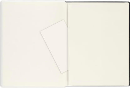 Moleskine - Smart Notebook Paper Tablet - Hardcover - Blank Paper Digital Notebook - Notebook Compatible with Moleskine Pen +, size extra large 19 x 25 cm, color black, 176 pages