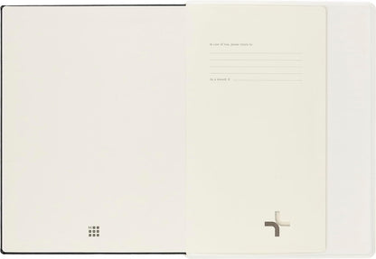 Moleskine - Smart Notebook Paper Tablet - Hardcover - Blank Paper Digital Notebook - Notebook Compatible with Moleskine Pen +, size extra large 19 x 25 cm, color black, 176 pages