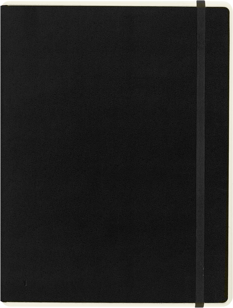 Moleskine - Smart Notebook Paper Tablet - Hardcover - Blank Paper Digital Notebook - Notebook Compatible with Moleskine Pen +, size extra large 19 x 25 cm, color black, 176 pages