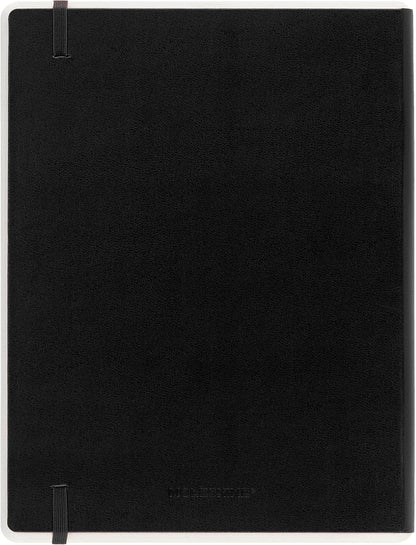 Moleskine - Smart Notebook Paper Tablet - Hardcover - Blank Paper Digital Notebook - Notebook Compatible with Moleskine Pen +, size extra large 19 x 25 cm, color black, 176 pages