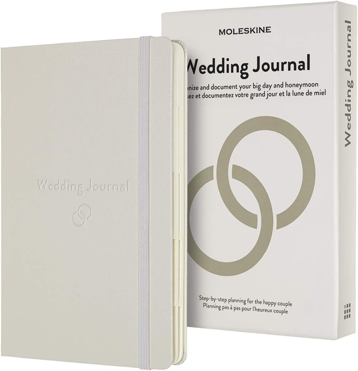 Moleskine - Wedding Journal, Theme Notebook - Hardcover Notebook for Planning and Organising your Wedding Calendar - Large Size 13 x 21 cm - 400 Pages