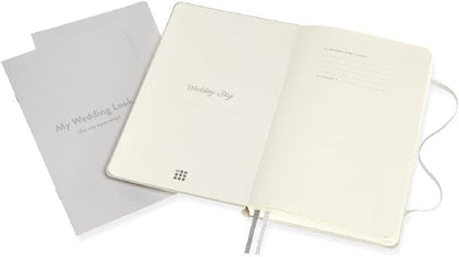 Moleskine - Wedding Journal, Theme Notebook - Hardcover Notebook for Planning and Organising your Wedding Calendar - Large Size 13 x 21 cm - 400 Pages