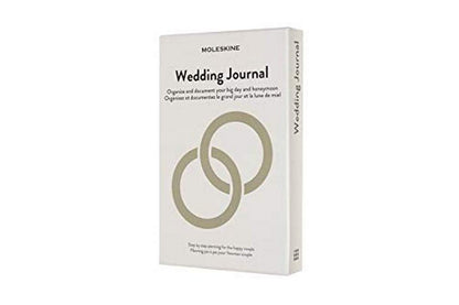 Moleskine - Wedding Journal, Theme Notebook - Hardcover Notebook for Planning and Organising your Wedding Calendar - Large Size 13 x 21 cm - 400 Pages