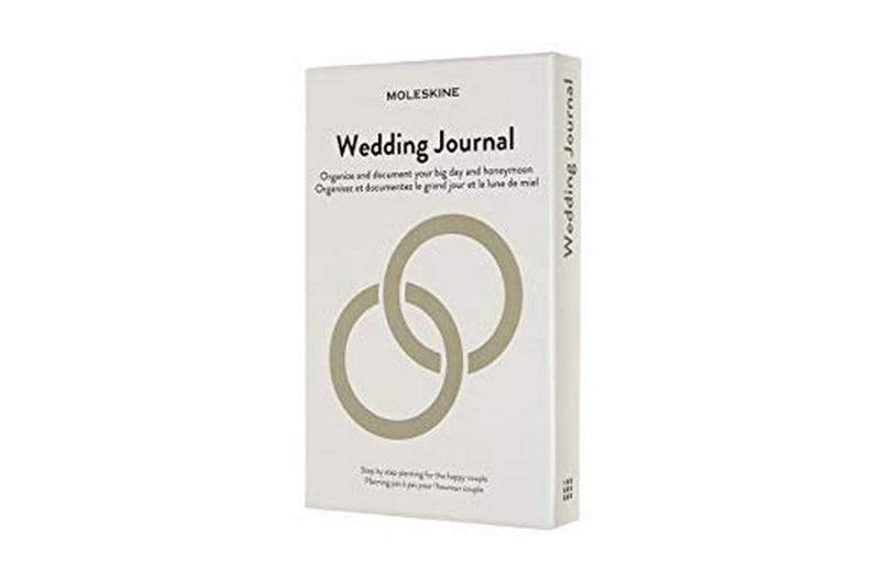 Moleskine - Wedding Journal, Theme Notebook - Hardcover Notebook for Planning and Organising your Wedding Calendar - Large Size 13 x 21 cm - 400 Pages