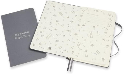 Moleskine Film & TV Journal, Notebook for Cinema, Film and TV Series Enthusiasts, Film Review Notebook with Introduction to the History of Cinema, Hard Cover, Grey Colour, 400 Pages