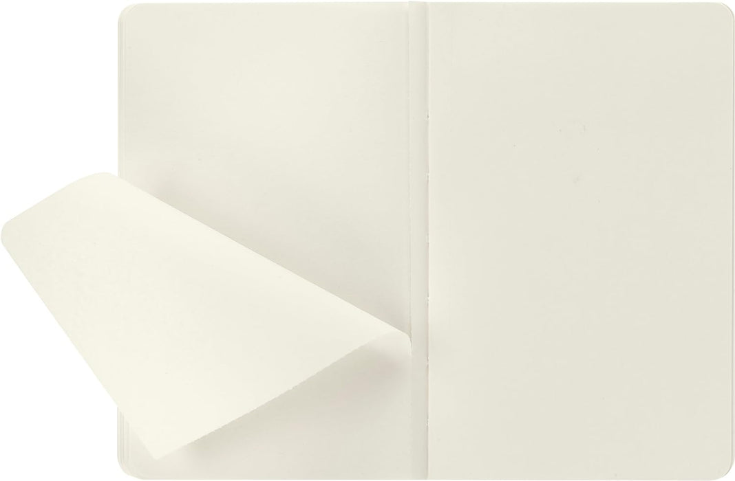 Moleskine Volant Journal, Soft Cover, Pocket (3.5" x 5.5") Plain/Blank, Forget-Me-Not Blue/Amber Yellow, 80 Pages (Set of 2