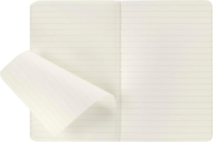 Moleskine Volant Journal, Soft Cover, Pocket (3.5" x 5.5") Ruled/Lined, Forget-Me-Not Blue/Amber Yellow, 80 Pages (Set of 2