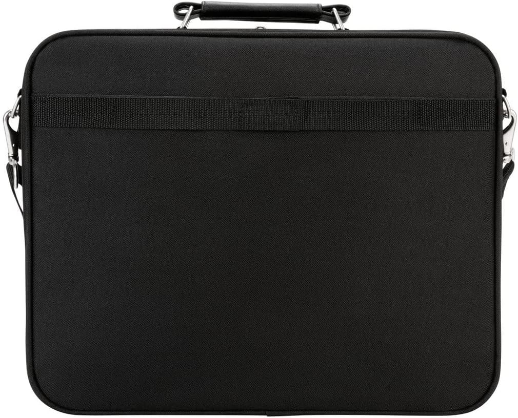 Targus Laptop Bag, Fits up to 16-Inch Laptop, with Padded Compartment and Detachable Shoulder Strap, Clamshell Laptop Case Design, (CN01) - Black
