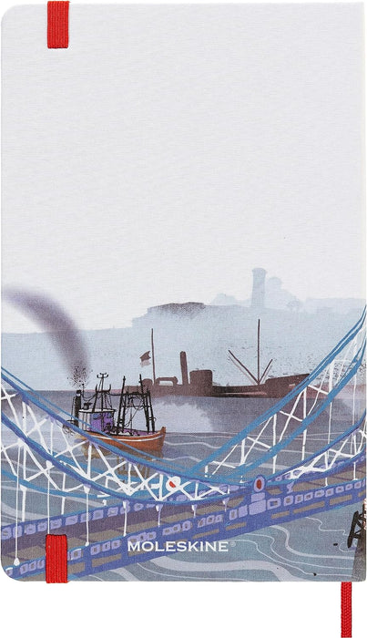 Moleskine I Am London Cuaderno Grande de Rayas Edición Limitada de Tapa Dura