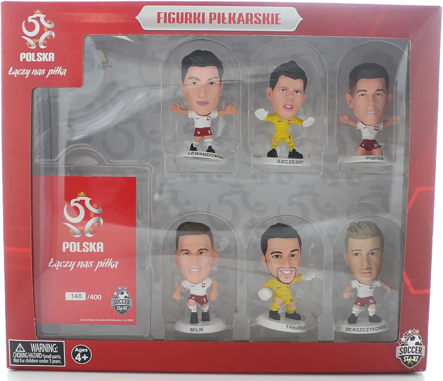 SoccerStarz Polen Team Pack 6 Figur (Version 2020