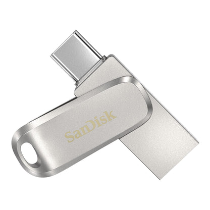 SanDisk 32GB Ultra Dual Drive Luxe, USB Type-C Flash Drive all-metal, up to 150MB/s with reversible USB Type-C and USB Type-A connectors, for smartphones, tablets, Macs and computers