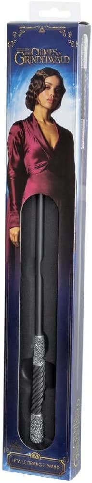 The Noble Collection - Leta Lestrange Wand In A Standard Windowed Box - 14in (34.5cm) Wizarding World Wand - Fantastic Beasts Film Set Movie Props Wands