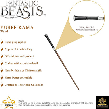 The Noble Collection Yusuf Kama Wand (window box, Die edle Sammlung Yusuf Kama Wand (Fensterbox