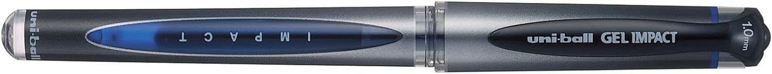 Uni-ball UM153S Impact Gel Rollerball 1.0mm Tip 0.6mm Line Blue Ref UM153BLU