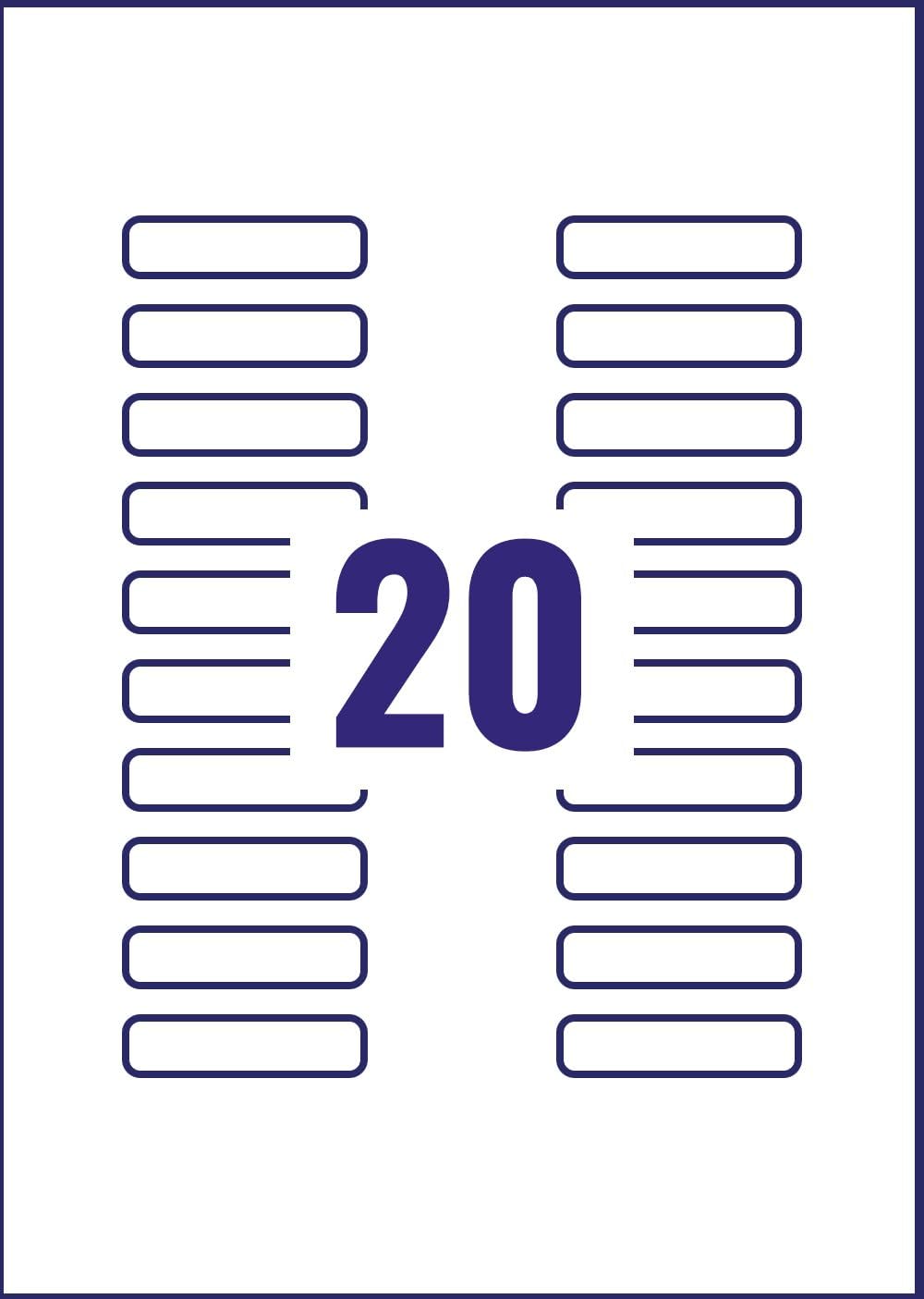 Avery Self Adhesive Clear Address Mailing Labels, Laser Printers, 20 Labels Per A4 Sheet, 500 labels, QuickPEEL (L7552