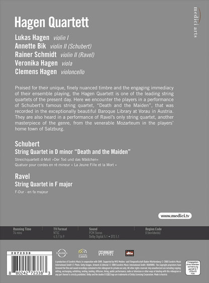 Hagen Quartett - Schubert und Ravel (NTSC