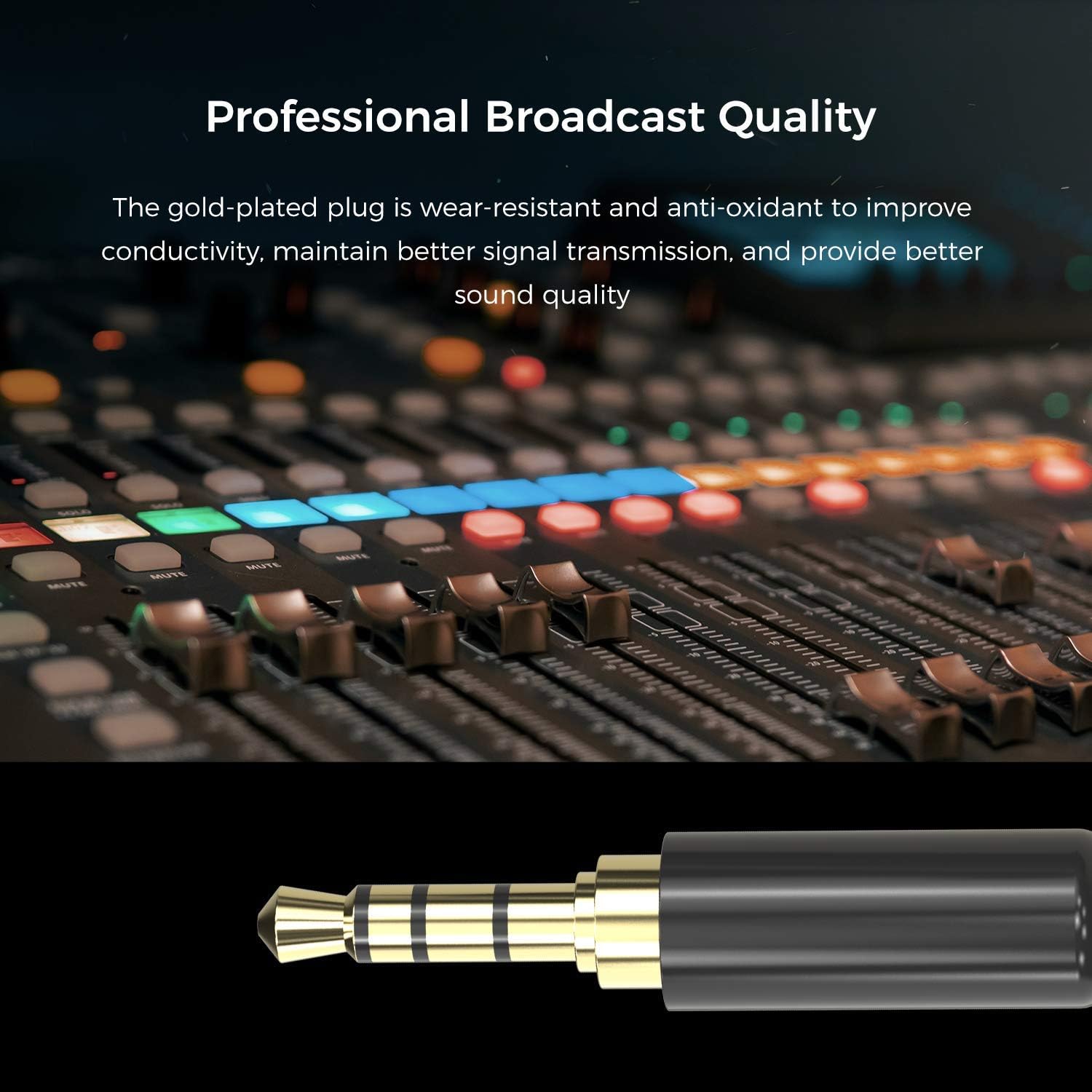 Mirfak Lavalier Microphone, Ideal Solution for Interview, Vlog, Live Stream, and Teaching, MC1