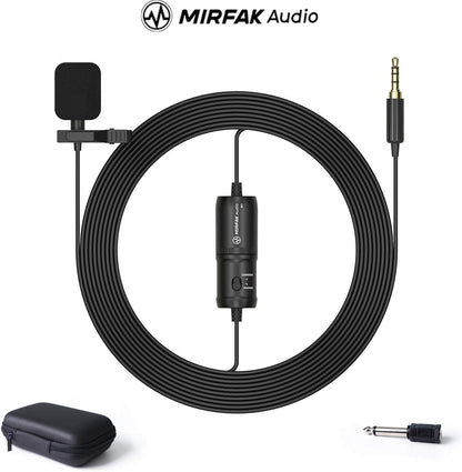 Mirfak Lavalier Microphone, Ideal Solution for Interview, Vlog, Live Stream, and Teaching, MC1