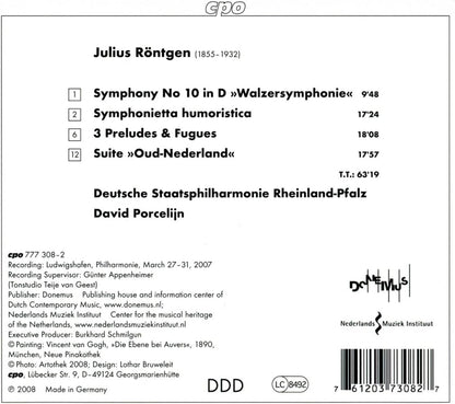 Symphony No.10 in D (Porcelijn)