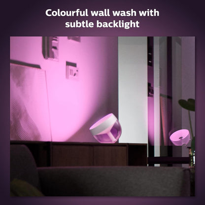 Philips Hue Iris White and Colour Ambiance Table Lamp Smart Lighting.  with Bluetooth. Works with Alexa, Google Assistant and Apple HomeKit, 1 Count (Pack of 1