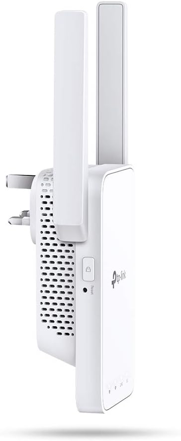 TP-Link AC1200 Mesh Wi-Fi Range Extender, Dual band Broadband/Wi-Fi Extender, Wi-Fi Booster/Hotspot with 1 Ethernet Port, Plug and Play, Smart signal indicator, Build-in AP mode, UK Plug, White(RE315