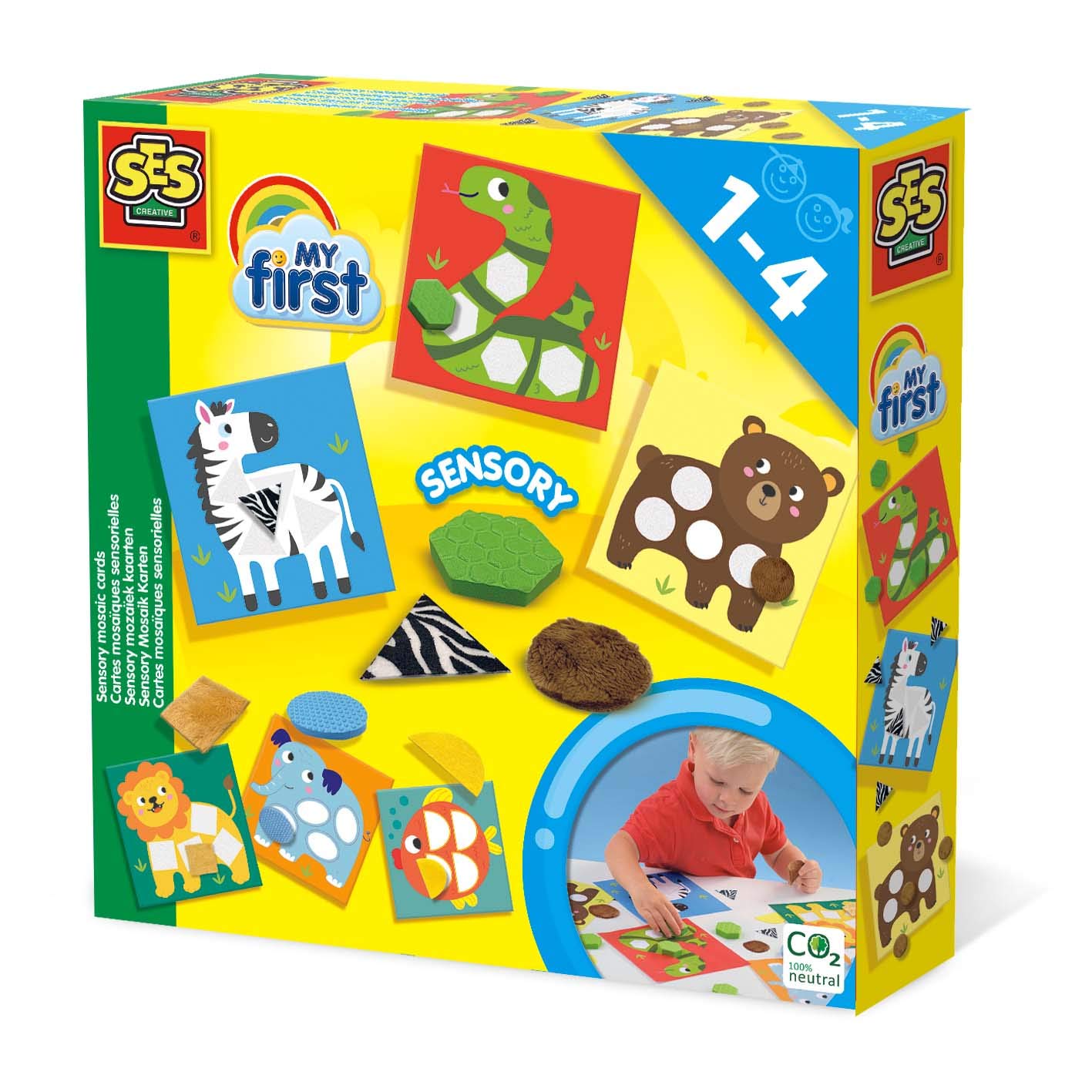 SES Creative 14483 My First - Sensory Mosaic Cards