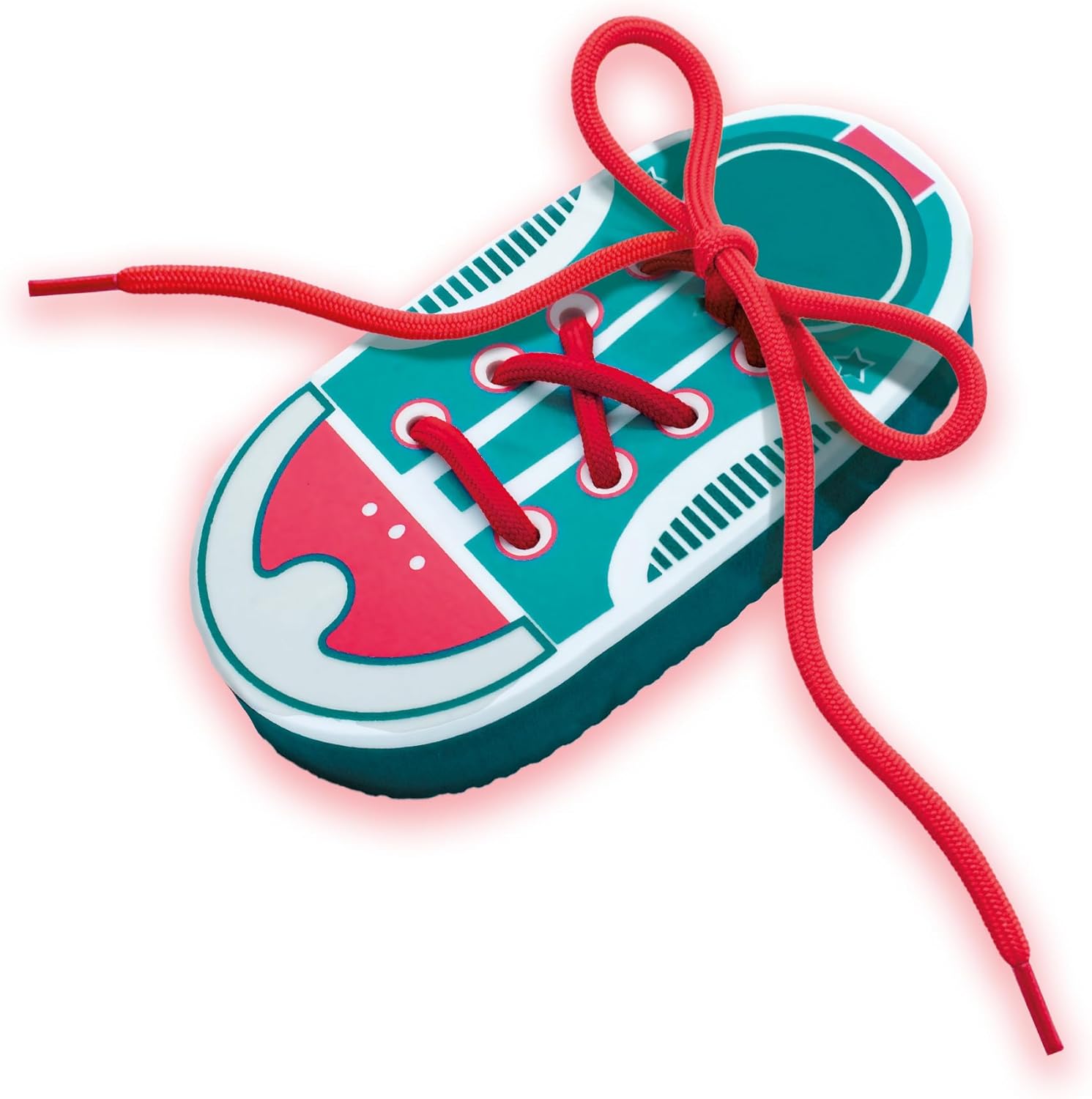 SES Creative 14629 I Learn to tie Shoe Laces, Multicolor, One Size