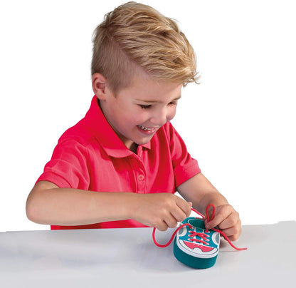 SES Creative 14629 I Learn to tie Shoe Laces, Multicolor, One Size