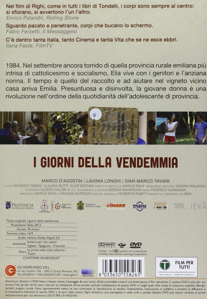 i giorni della vendemmia dvd Italian Import